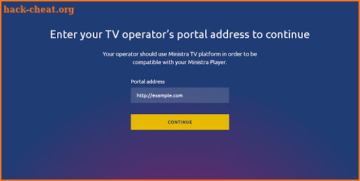 Ministra Player for Android TV and STB screenshot