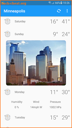 Minneapolis, MN - weather and more screenshot