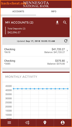 Minnesota National Bank screenshot