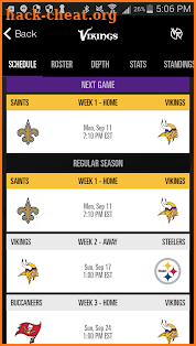 Minnesota Vikings Mobile screenshot