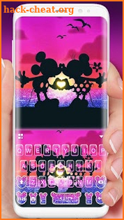Minny N Micky Love Keyboard Theme screenshot