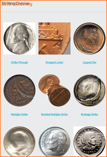 Mint Error Coins - Images - Values screenshot