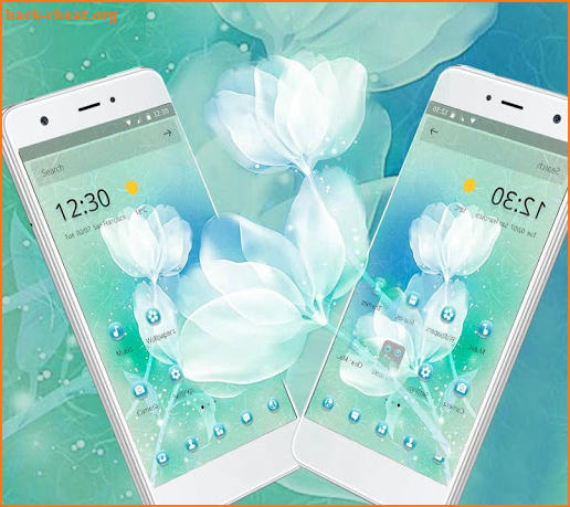 Mint Flower Dream Summer Theme screenshot