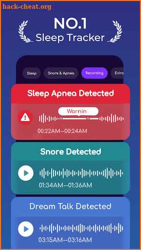 Mintal Tracker: Sleep Recorder screenshot