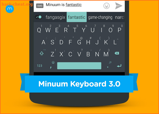 Minuum Keyboard + Smart Emoji screenshot