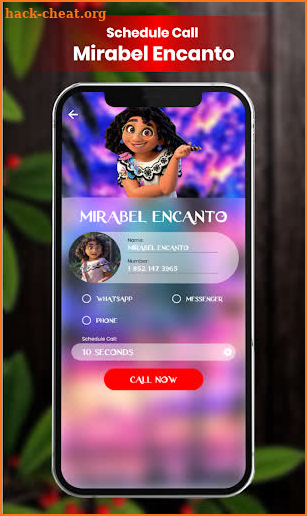 Mirabel & Bruno Call Fake Chat screenshot