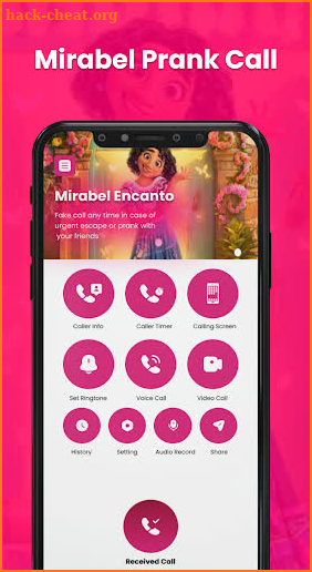 Mirabel Encanto Fake Call Chat screenshot