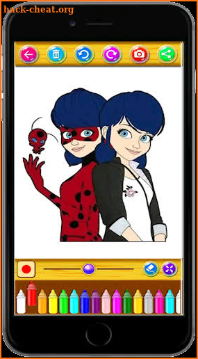 Miraculous Ladybug & Cat Noir Coloring Book Kids screenshot