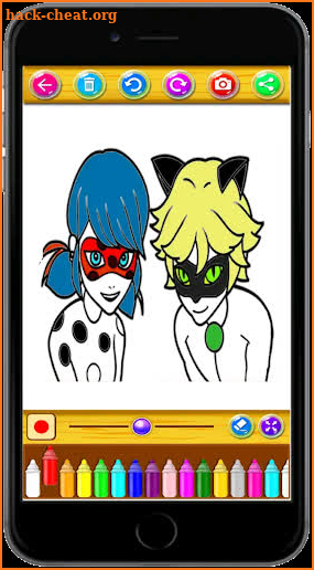 Miraculous Ladybug & Cat Noir Coloring Book Kids screenshot