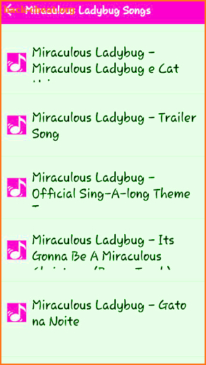 Miraculous Ladybug New songs screenshot