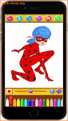 Miraculous Princess Ladybug:Coloring Book For Kids screenshot