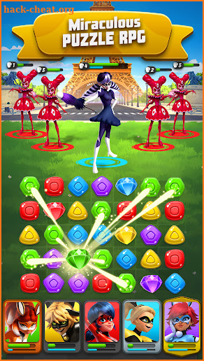 Miraculous Puzzle Hero Match 3 screenshot