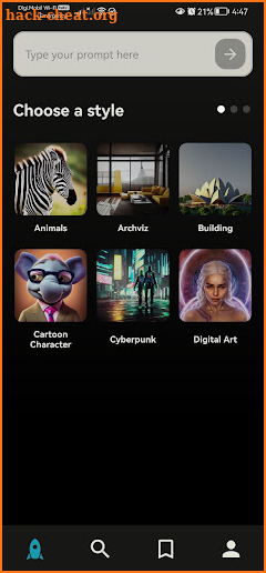 Mirage - AI Art Generator screenshot