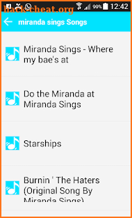 Miranda Sings All Songs screenshot