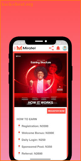 Miratel screenshot