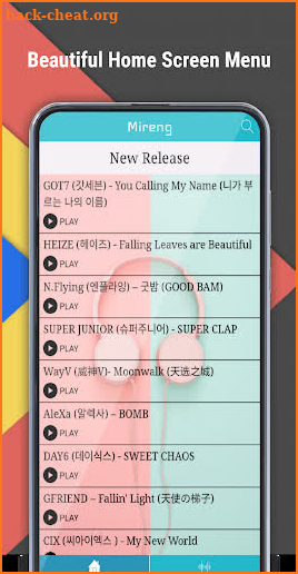 Mireng - Kpop Song + Lyric Online screenshot