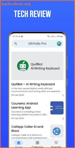Mirinda Pro screenshot
