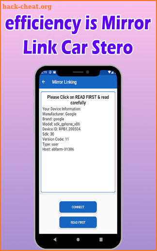 Mirror Link Car Stereo screenshot