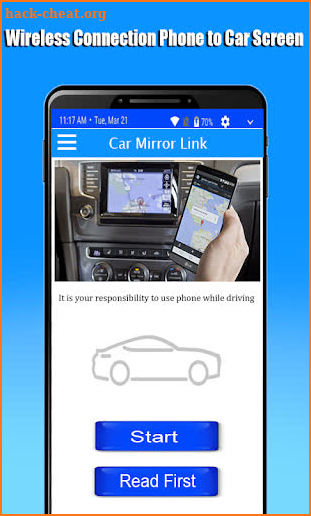 Mirror Link Phone to car screenshot