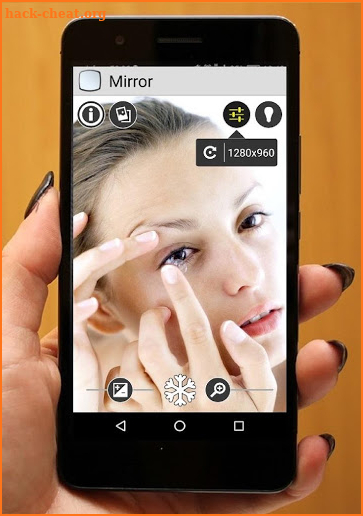 Mirror - Makeup and shaving with Real light mirror screenshot