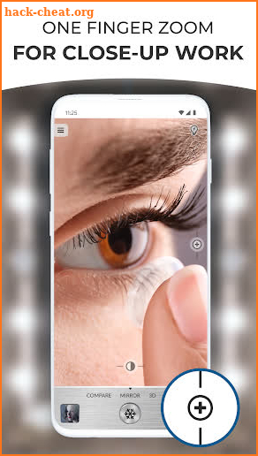 Mirror Plus: mirror with light for makeup & beauty screenshot