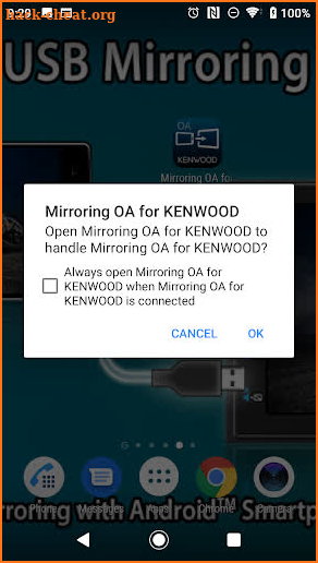 Mirroring OA for KENWOOD screenshot