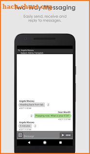 miSecureMessages - Secure Text Messaging App screenshot