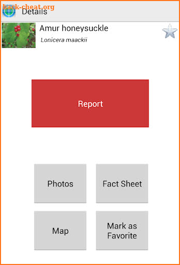 MISIN: Report Invasive Species screenshot