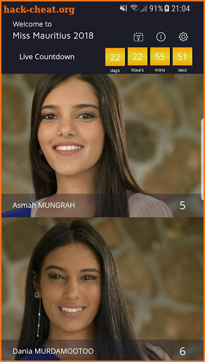 Miss Mauritius 2018 screenshot