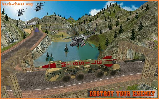 Missile Attack Army Truck 2017: Army Truck Games screenshot
