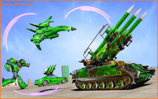 Missile Truck Robot Game – Jet Robot Car Game 2021 screenshot