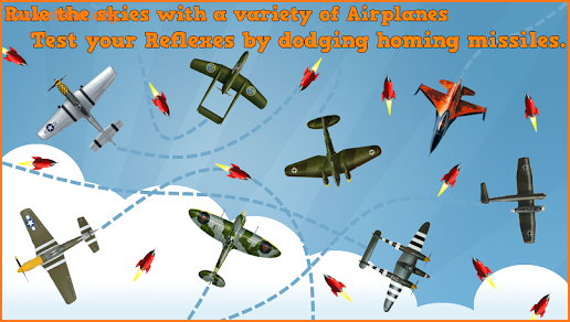 Missile Wars : Airplane Escape Endless Flying screenshot
