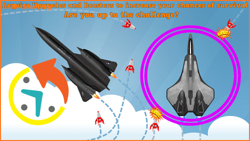 Missile Wars : Airplane Escape Endless Flying screenshot