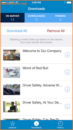 Mission Control Training App screenshot