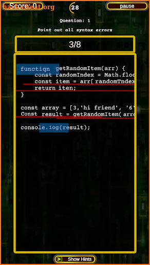 Mission Decode Coding Game screenshot