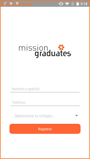 Mission Graduates App screenshot