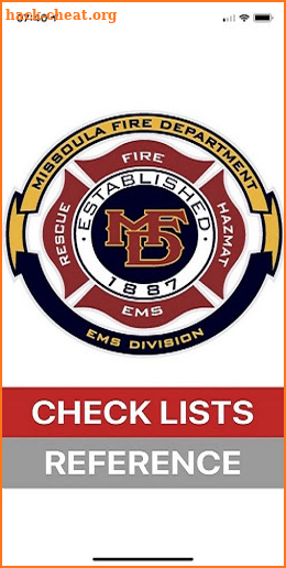 Missoula Fire Department Check Sheets screenshot