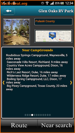 Missouri Campgrounds screenshot