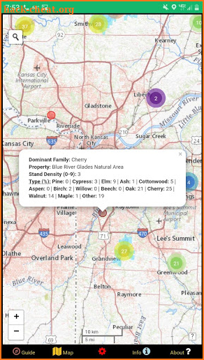 Missouri Mushroom Forager Map Morels Chanterelles screenshot