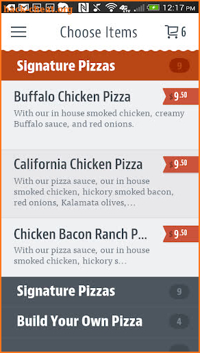 Missouri Pizza Company screenshot