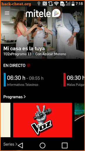 Mitele - Mediaset Spain VOD TV screenshot