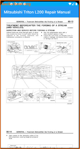 Mitsubishi Triton - Repair Manual 1996 - 2006 screenshot
