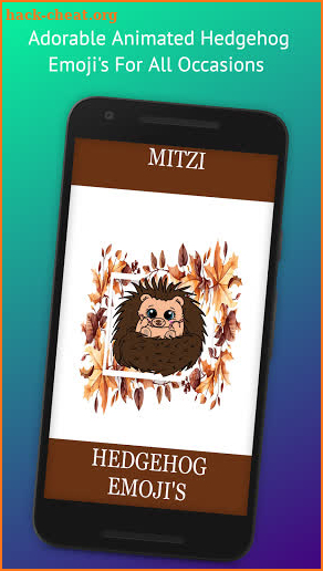 Mitzi Hedgehog Emojis screenshot