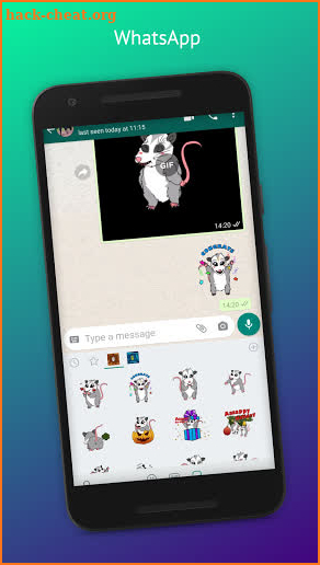 Mitzi Opossum Emoji's screenshot