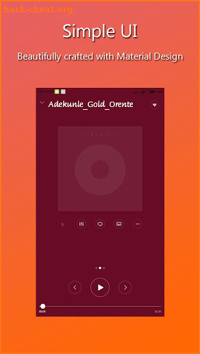 MiUi Music Player - Music for Xiaomi screenshot