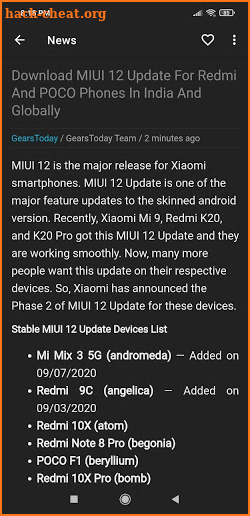 MIUI Updates screenshot