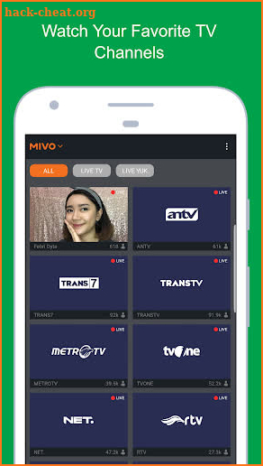 Mivo - Watch TV Online & Social Video Marketplace screenshot