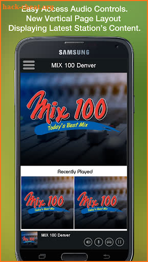 MIX 100 Denver screenshot