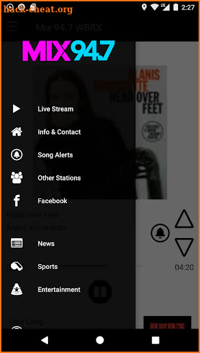 Mix 94.7 WBRX Altoona screenshot
