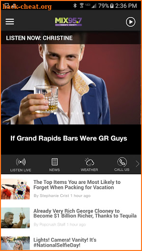 Mix 95.7FM - Grand Rapids Pop Radio (WLHT) screenshot